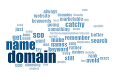 Domain Name Wordcloud